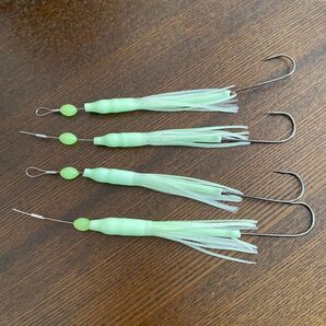 タチウオ 仕掛け 太刀魚 タコベイト 4本 釣り 釣り針