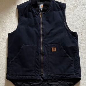 carhartt duck vest v02 mdt large tall Lサイズ 美品 カーハート