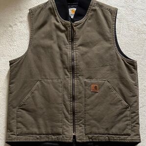 carhartt duck vest v02 235 large tall カーハート