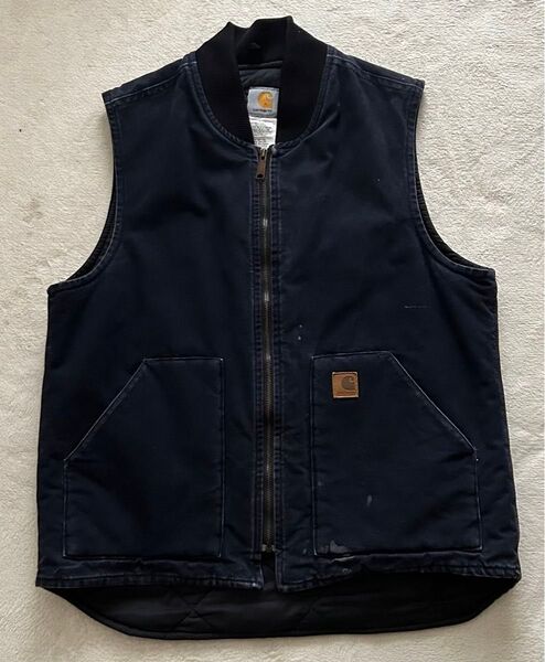 carhartt duck vest mdt large tall
