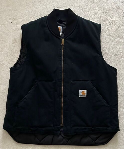 carhartt duck vest v01 blk xl