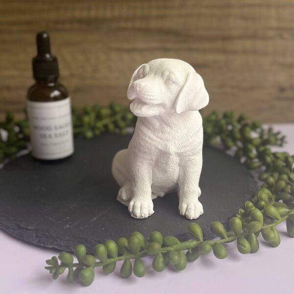 アロマストーン アロマディフューザー ハンドメイド 犬 ラブラドール ビーグル ゴールデン 垂れ耳 スムース