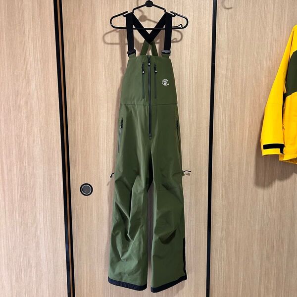 23-24 UNFUDGE OUTERWEAR PEEP BIB PANTS Mサイズ アンファッジ ピープ ビブ パンツ
