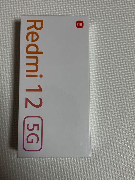 【完全新品未開封】Xiaomi Redmi 12 5G ミッドナイトブラック