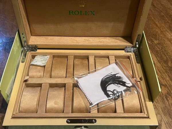 Rolex 10本用 ボックス & ケース ロック&キー付 収納 ディスプレイ コレクション