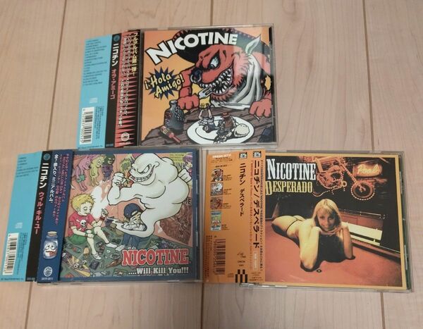 NICOTINE CD 3枚セット【帯付き】