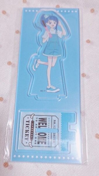 ソラ チケット風 アクリルスタンド ひろがるスカイプリキュア チュロス アミューズメント
