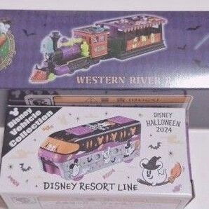 トミカ ディズニー ハロウィン 2024 リゾートライン ウエスタンリバー鉄道