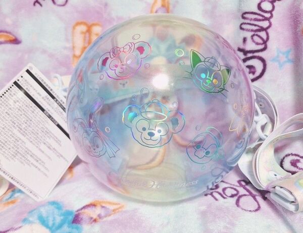 ダッフィー ポップコーンバケット ディズニー カラフルハピネス シャボン玉 ポップコーンケース