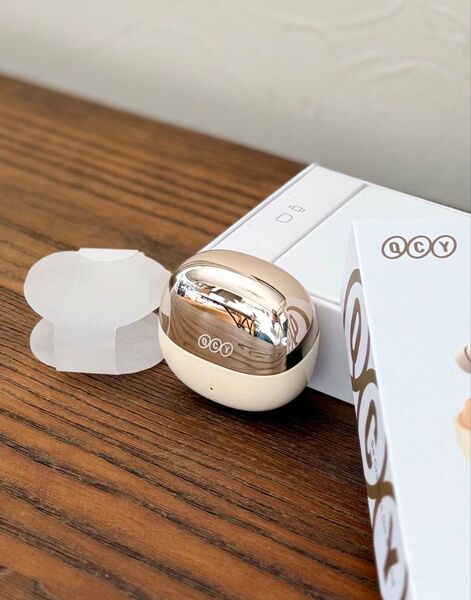 QCY MeloBuds Pro ワイヤレスイヤホン ゴールド 空間オーディオ