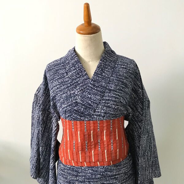アンティーク藍色浴衣夏祭りに 新品