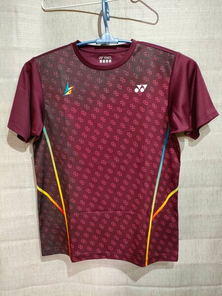 YONEX 16392y ドライ昇華シャツ 数量限定 リンダンモデル ウェア ユニLサイズ フィットスタイル