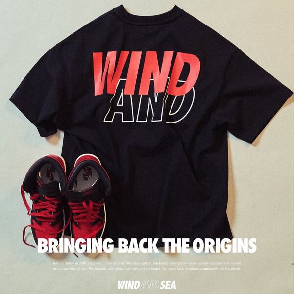 SEA WIND AND ブラック Tシャツ Sサイズ 復刻