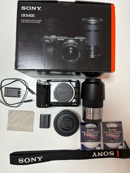 限界値下げ sony α6400 ダブルズームキット シルバー おまけ付