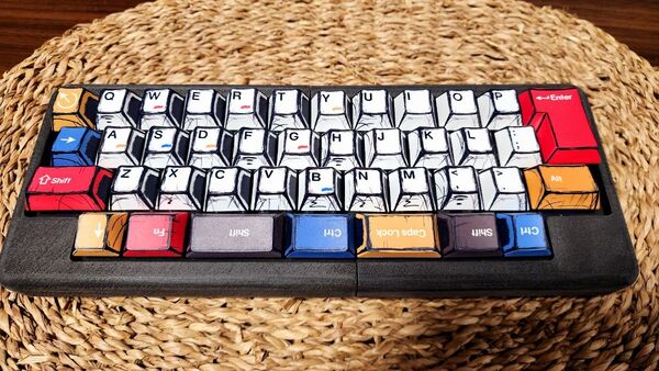 Maglit40 分割型自作キーボード フルセット