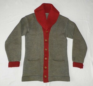 * 30s Vintage shawl color cardigan ( inspection ) 20s 40s 50s