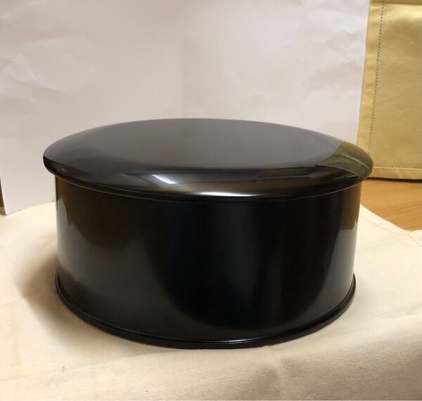 裏千家茶道 懐石道具 飯器 おひつ 木製漆塗 未使用品