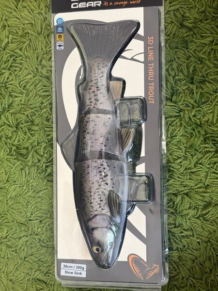 サベージギア 3Dラインスルートラウト12インチ30cm