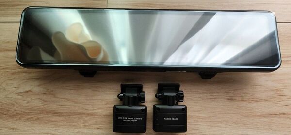 コムテック COMTEC ドライブレコーダー ミラー型 ZDR 038 前後カメラ 美品