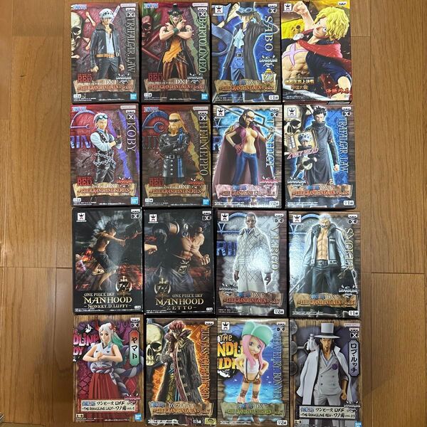 【まとめ売り】ワンピース DXF THE GRANDLINE MEN SERIES グラメン フィギュア 16種セット