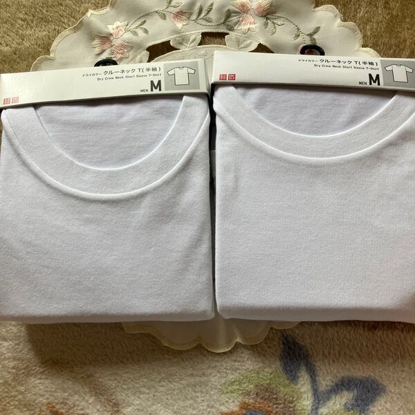 UNIQLOドライカラークルーネックT 2枚 M