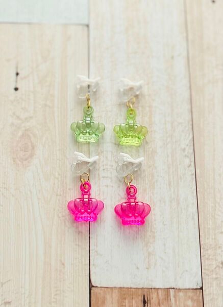 匿名◎かわいい子供イヤリング2点セット