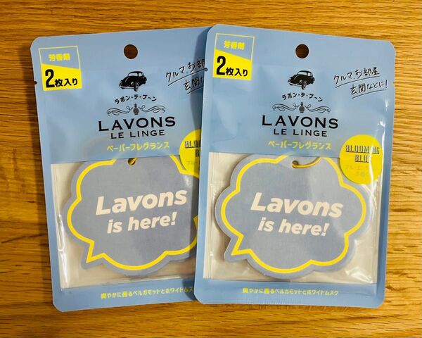 Lavons ラボン ペーパーフレグランス ブルーミングブルーの香り 芳香剤