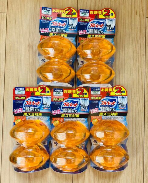 小林製薬 ブルーレットおくだけ 除菌EX 黒ズミ対策 スーパーオレンジ香り 詰替 つけ替え