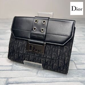 60 美品 Christian Dior 二つ折り財布 折り財布