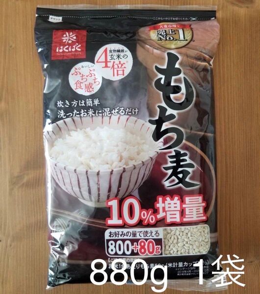 もち麦 880g 1袋 はくばく