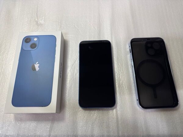 美品 iPhone 13 mini 128GB ブルー