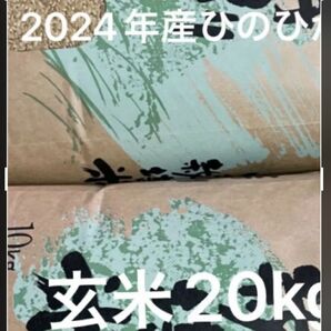 2024年産ヒノヒカリ玄米20kg