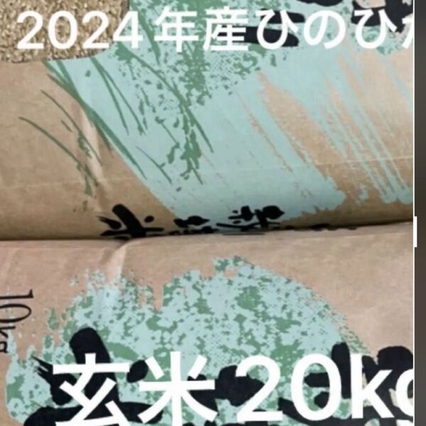 2024年産ヒノヒカリ玄米20kg