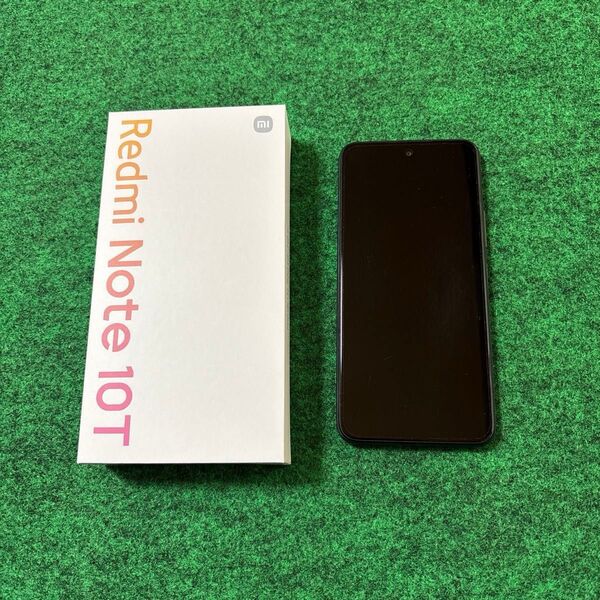 Redmi Note 10T 6.5インチ メモリー4GB ストレージ64GB アジュールブラック