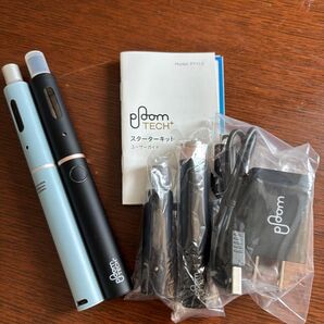 bloomTECH+ 本体3個セット 水色と黒(2本) ジャンク品