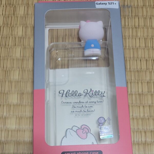 Galaxy S21+ ハローキティ スマホケース クリア