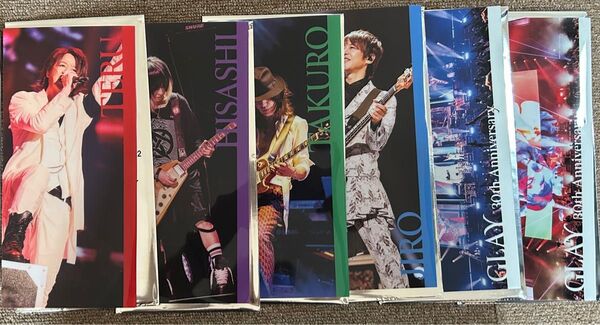 GIGO限定GLAY30th Anniversary ノベルティ全6種