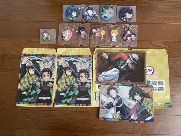 鬼滅の刃 ラバーストラップ&メタリックアートパネル
