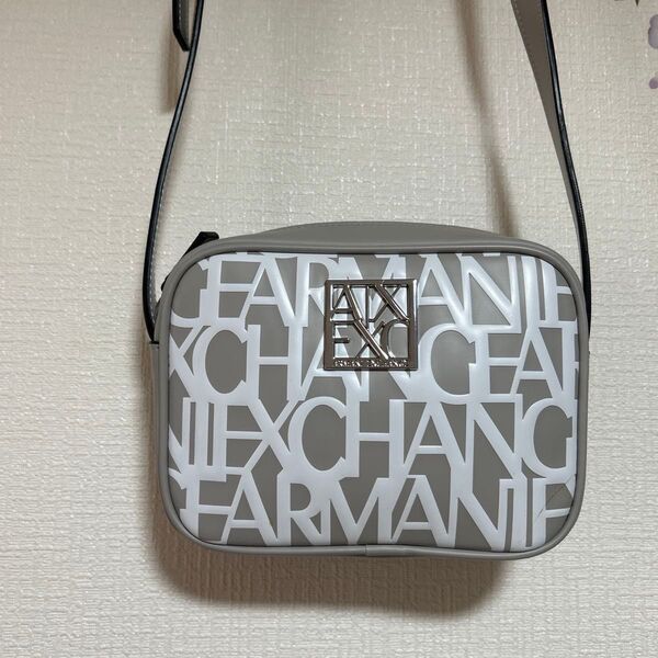 A/X ARMANI EXCHANGE ショルダーバッグ グレー
