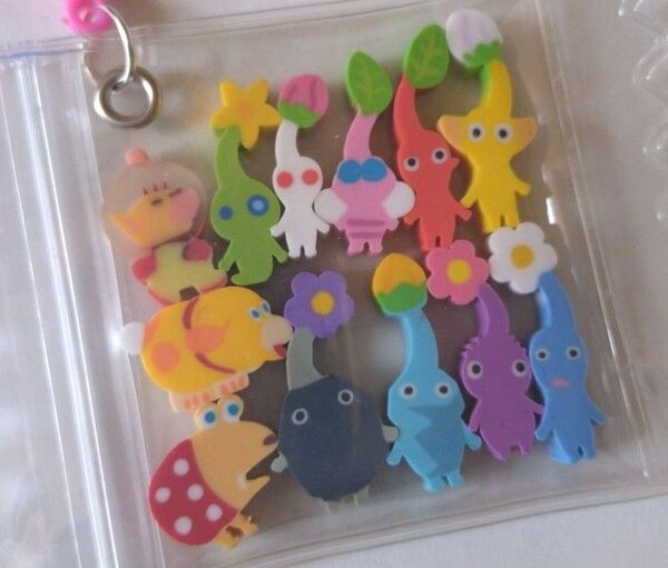 ピクミン4 つめつめ消しゴム 12種 キーホルダー