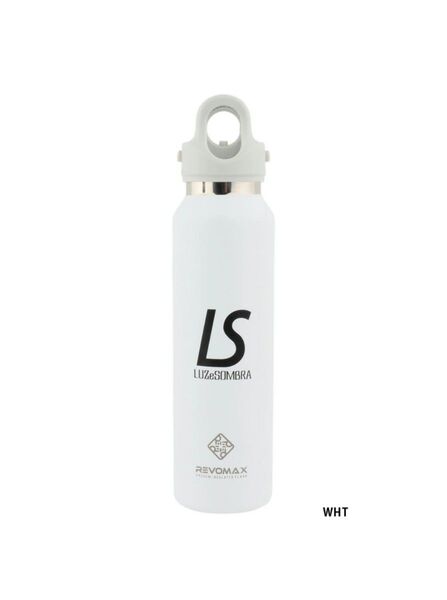 ルースイソンブラ LUZ e SOMBRA 炭酸対応真空断熱ボトル 水筒 REVOMAX ホワイト フットサル