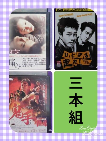 クォン・サンウ出演DVD【痛み 他2本】