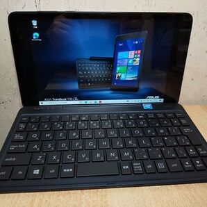 ★月末特価★41014 8(1280x800) 2in1タブ ASUS TransBook T90CHI 64GB/2GB/キーボード/webカメラ/Win10