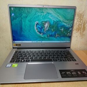 ★月末特価★44053 美品 14(1920x1080) 英字キー Acer Swift 3 SF314-54G-31YU i3-7020U/1TB/4GB/Geforce/Webカメラ/Win10
