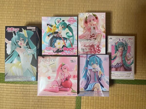 まとめ売り 初音ミク フィギュア 6種セット 桜ミク