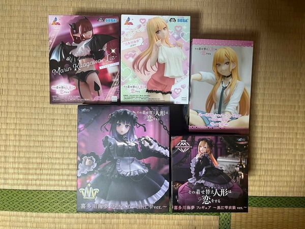 その着せ替え人形は恋をする 喜多川海夢 T-most AMP+ フィギュア 5点セット 黒江雫