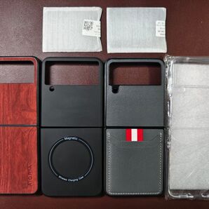 Galaxy z Flip4 ケース4個 ほぼ未使用