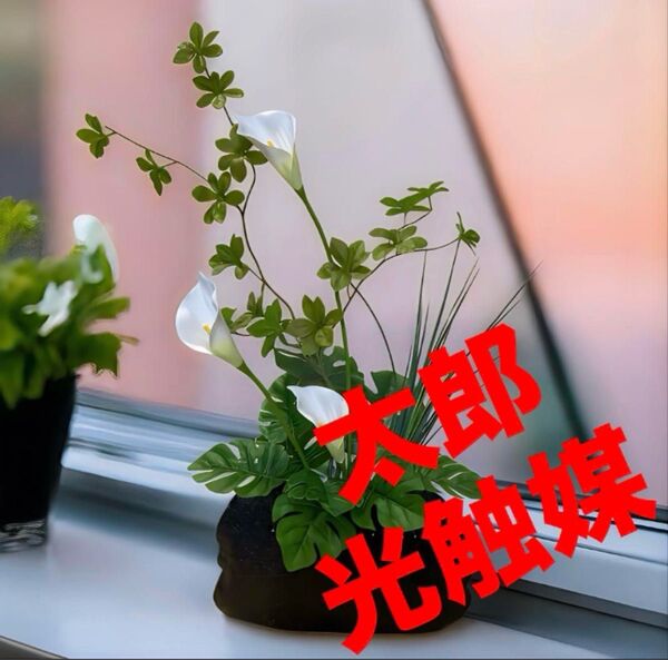 光触媒 人工観葉植物 ウォールグリーン フェイクグリーン ドウダンとカラーアレンジ6550