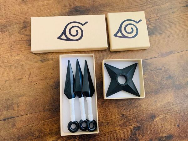 【新品未使用】NARUTO クナイ 手裏剣 忍者 ナルトコスプレ