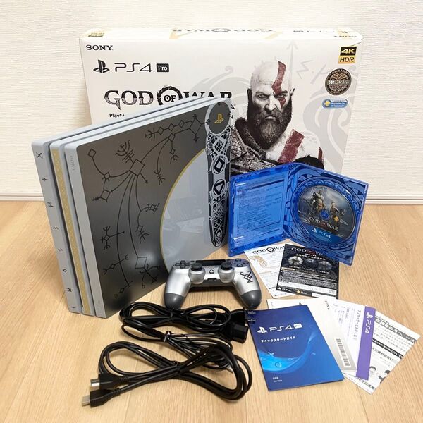 【美品】【限定モデル】ps4pro ゴッド・オブ・ウォー リミテッドモデル CUHJ-10021
